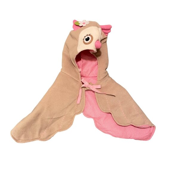 Cute Kawaii Bird Character Baby Hooded Blanket Soft Fleece Wrap 23" - Picture 1 of 5